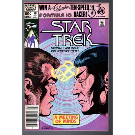 STAR TREK 18 - MARVEL 1982 - BAGGED BOARDED - FN+(6.5)