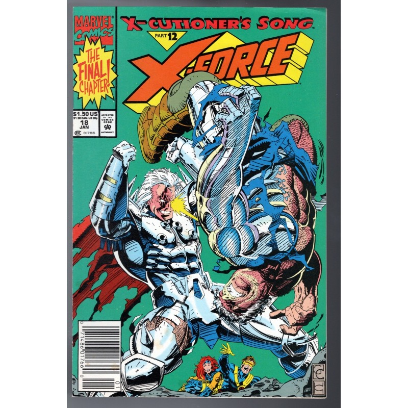 X-FORCE 18 - MARVEL 1992 - BAGGED BOARDED - VF-(7.5)