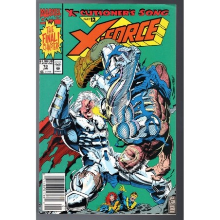 X-FORCE 18 - MARVEL 1992 - BAGGED BOARDED - VF-(7.5)