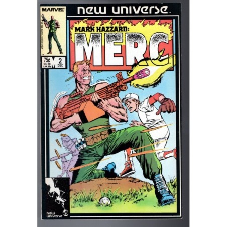MARK HAZZARD: MERC 2 - MARVEL 1986 - BAGGED BOARDED - VF (8.0)