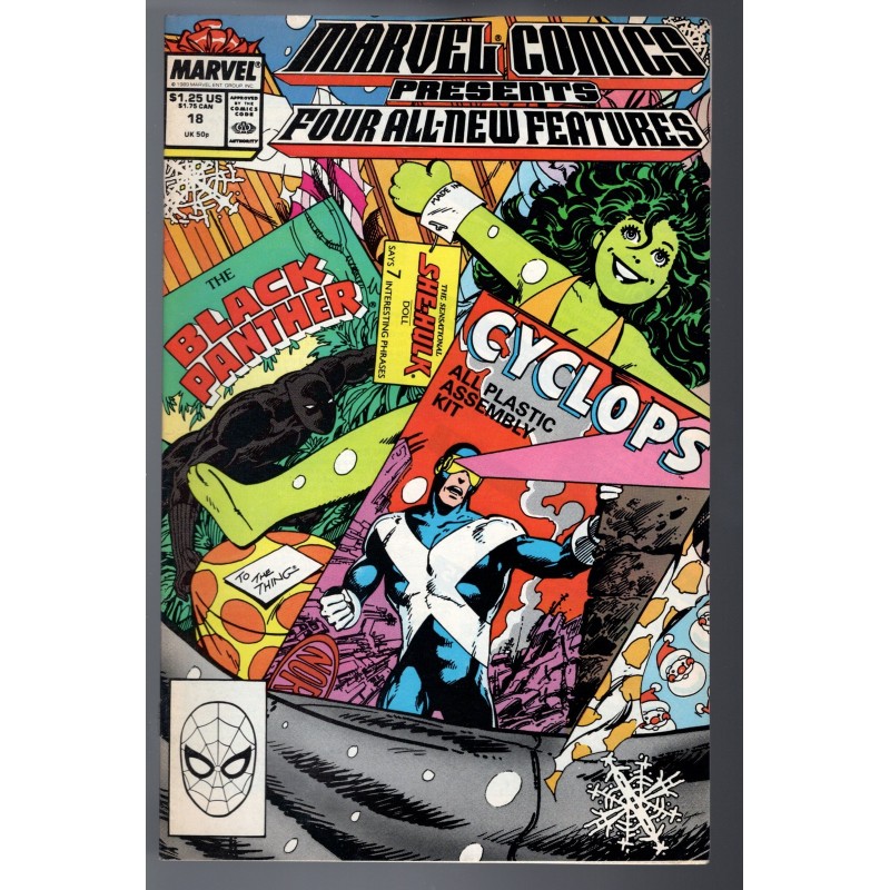 MARVEL COMICS 18 - MARVEL 1989 - BAGGED BOARDED - VF+(8.5)