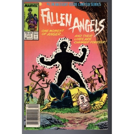 FALLEN ANGELS 1 - MARVEL 1987 - BAGGED BOARDED - VF+(8.5)