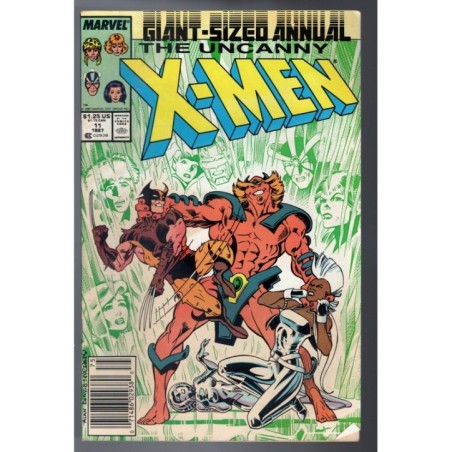 THE UNCANNY X-MAN 11 - MARVEL 1987 - BAGGED BOARDED - FN (6.0)