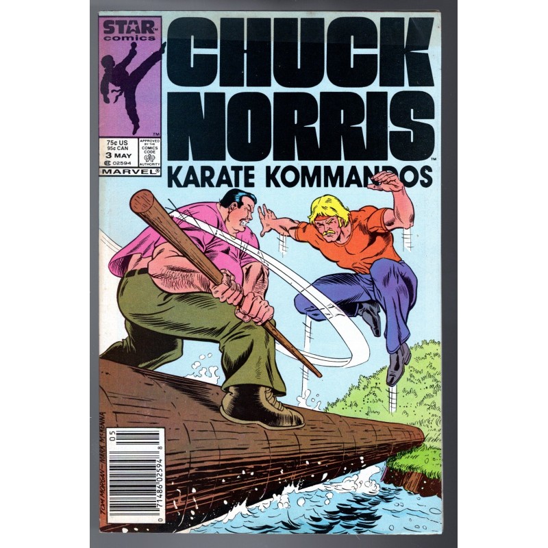 CHUCK NORRIS 3 - STAR COMICS 1987 - BAGGED BOARDED - FN/VF (7.0)