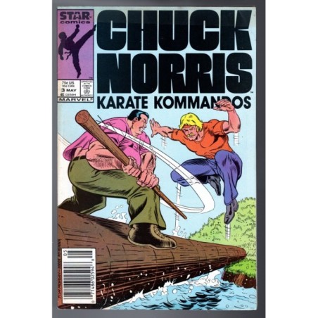 CHUCK NORRIS 3 - STAR COMICS 1987 - BAGGED BOARDED - FN/VF (7.0)
