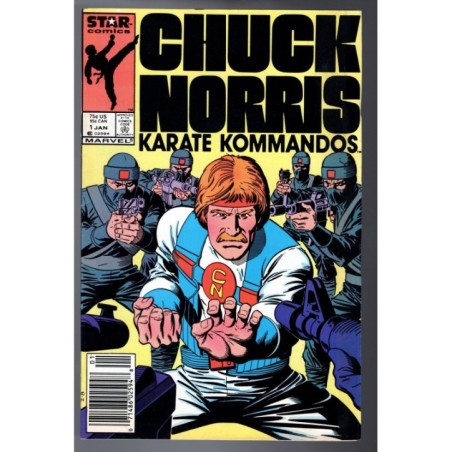 CHUCK NORRIS 1 - STAR COMICS 1987 - BAGGED BOARDED - VF (8.0)