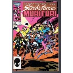STRIKEFORCE: MORITURI 3 - MARVEL 1987 - BAGGED BOARDED - VF+(8.5)