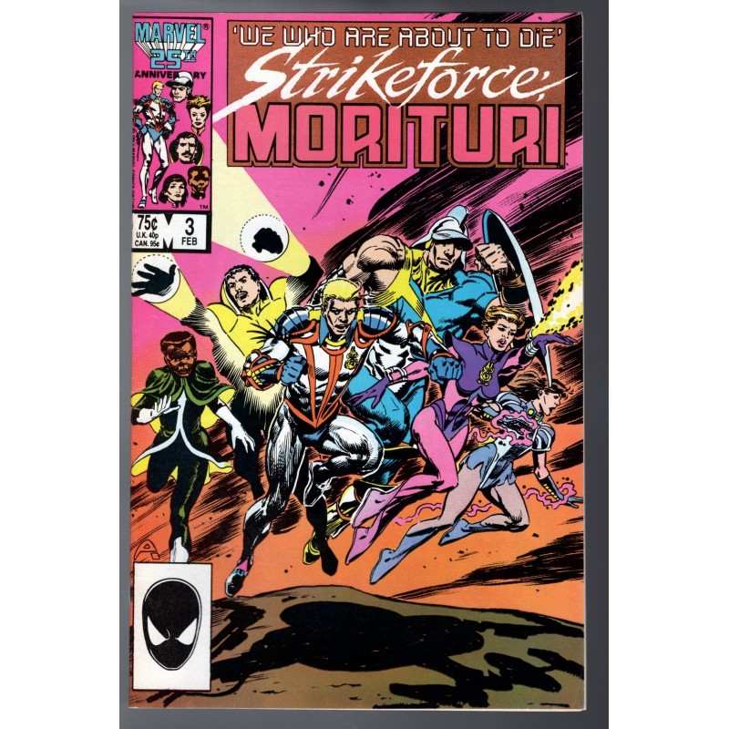 STRIKEFORCE: MORITURI 3 - MARVEL 1987 - BAGGED BOARDED - VF+(8.5)