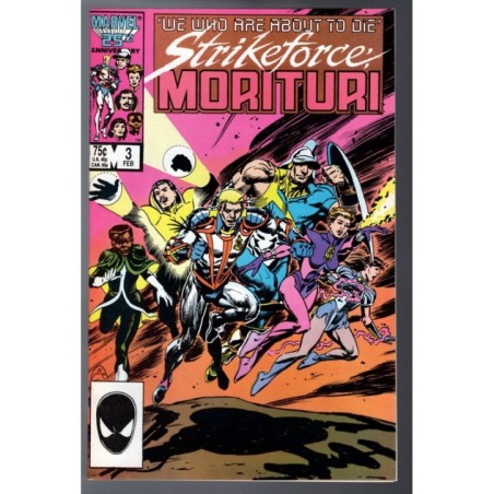 STRIKEFORCE: MORITURI 3 - MARVEL 1987 - BAGGED BOARDED - VF+(8.5)