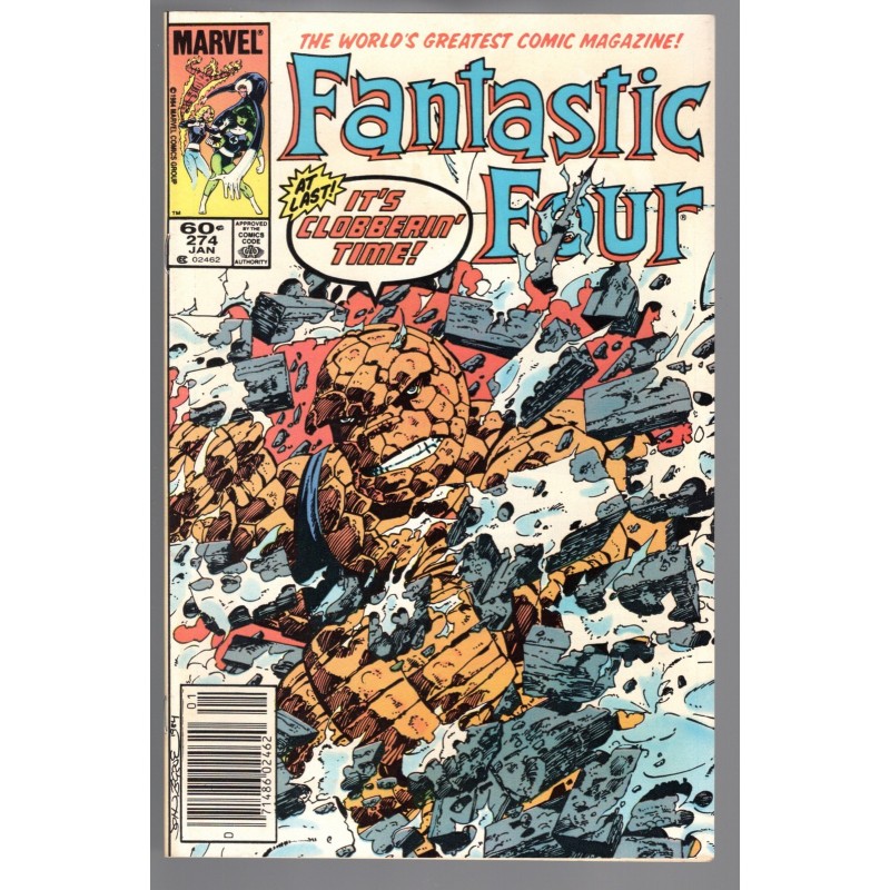 FANTASTIC FOUR 274 - MARVEL 1985 - BAGGED BOARDED - NM (9.4)