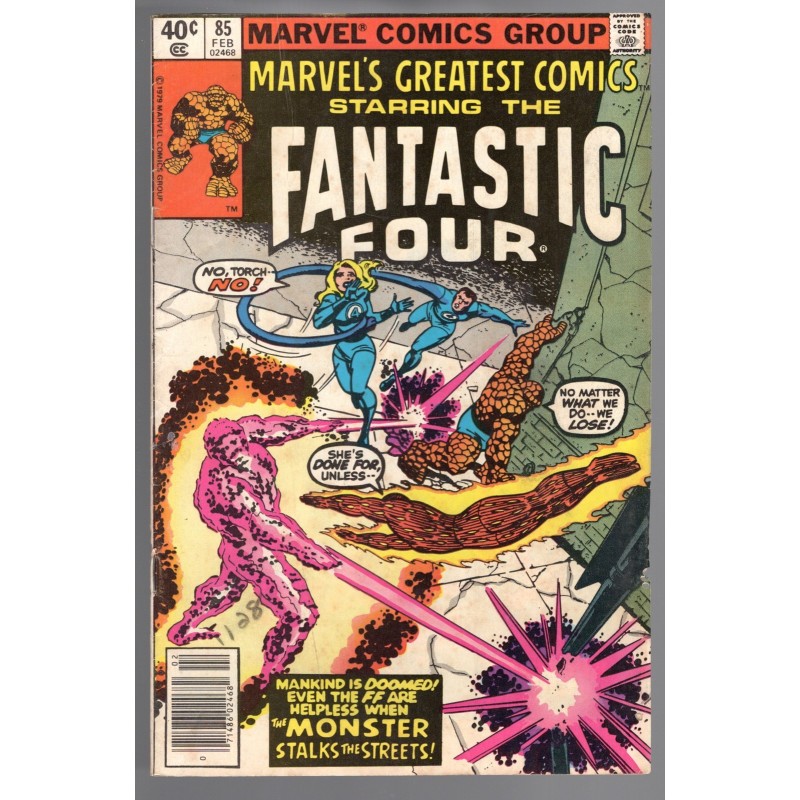 MARVEL'S GREATEST COMICS 85 - MARVEL 1980 - BAGGED BOARDED - FN (6.0)