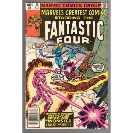 MARVEL'S GREATEST COMICS 85 - MARVEL 1980 - BAGGED BOARDED - FN (6.0)