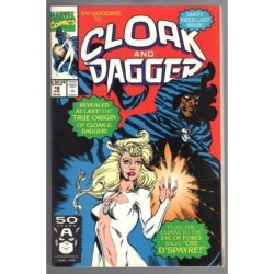 CLOAK AND DAGGER 19 - MARVEL 1991 - BAGGED BOARDED - VF+(8.5)