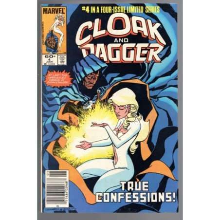CLOAK AND DAGGER 4 - MARVEL 1984 - BAGGED BOARDED - VF/NM (9.0)