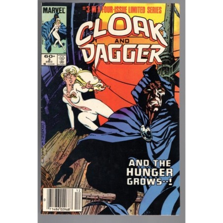 CLOAK AND DAGGER 3 - MARVEL 1983 - BAGGED BOARDED - VF-(7.5)
