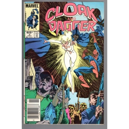 CLOAK AND DAGGER 3 VARIANT COVER - MARVEL 1983 - BAGGED BOARDED - VF (8.0)