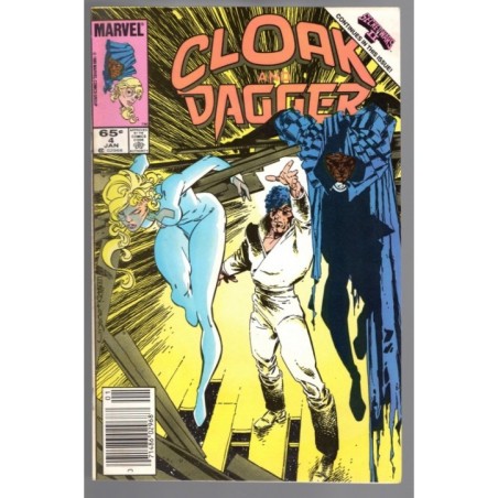 CLOAK AND DAGGER 4 - MARVEL 1985 - BAGGED BOARDED - VF (8.0)