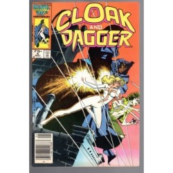 CLOAK AND DAGGER 6 - MARVEL 1986 - BAGGED BOARDED - VF+(8.5)