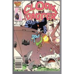CLOAK AND DAGGER 7 - MARVEL 1986 - BAGGED BOARDED - VF (8.0)