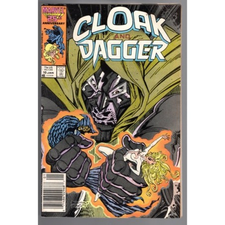 CLOAK AND DAGGER 10 - MARVEL 1987 - BAGGED BOARDED - FN+(6.5)