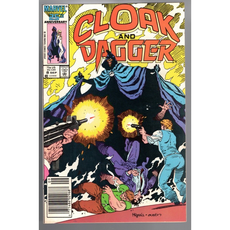 CLOAK AND DAGGER 8 - MARVEL 1986 - BAGGED BOARDED - VF/NM (9.0)