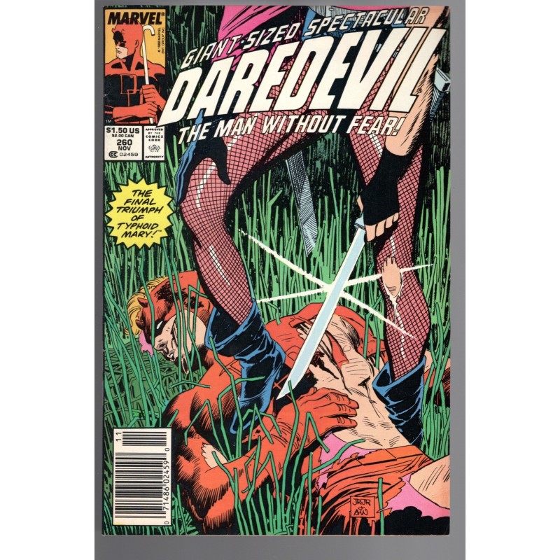 DAREDEVIL 260 - MARVEL 1988 - BAGGED BOARDED - VF+(8.5)