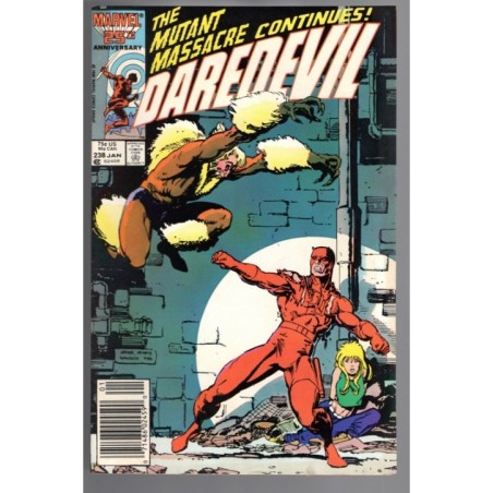 DAREDEVIL 238 - MARVEL 1987 - BAGGED BOARDED - VF (8.0)
