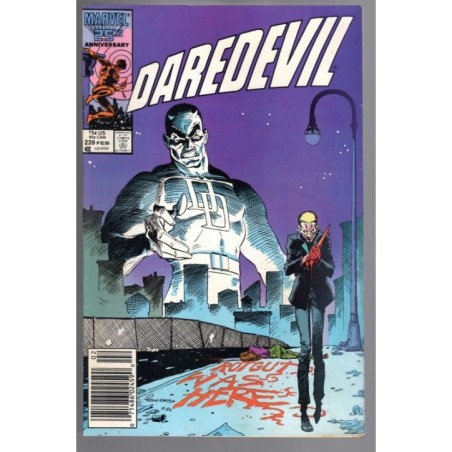 DAREDEVIL 239 - MARVEL 1987 - BAGGED BOARDED - VF (8.0)