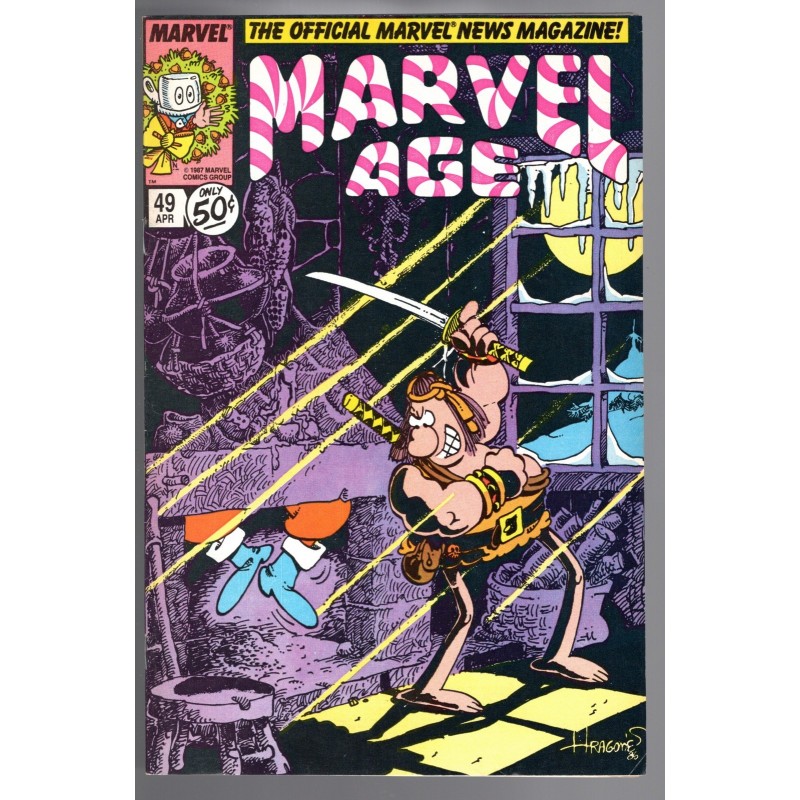 MARVEL AGE 49 - MARVEL 1983 - BAGGED BOARDED - VF (8.0)