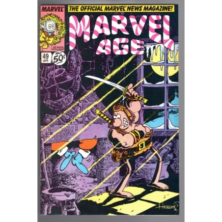 MARVEL AGE 49 - MARVEL 1983 - BAGGED BOARDED - VF (8.0)