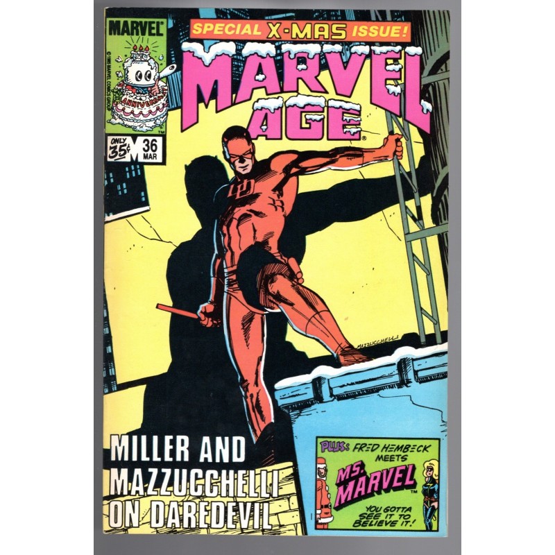 MARVEL AGE 36 - MARVEL 1986 - BAGGED BOARDED - VF (8.0)
