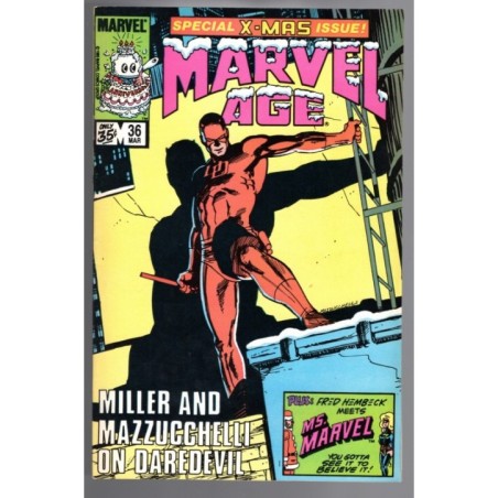 MARVEL AGE 36 - MARVEL 1986 - BAGGED BOARDED - VF (8.0)