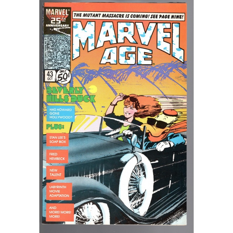 MARVEL AGE 43 - MARVEL 1986 - BAGGED BOARDED - VF (8.0)