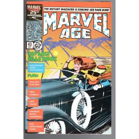 MARVEL AGE 43 - MARVEL 1986 - BAGGED BOARDED - VF (8.0)