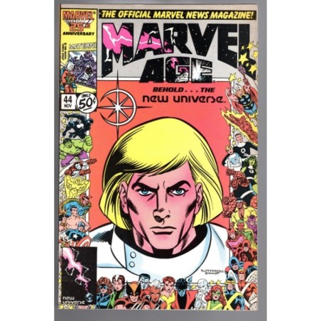 MARVEL AGE 44 - MARVEL 1986 - BAGGED BOARDED - VF+(8.5)