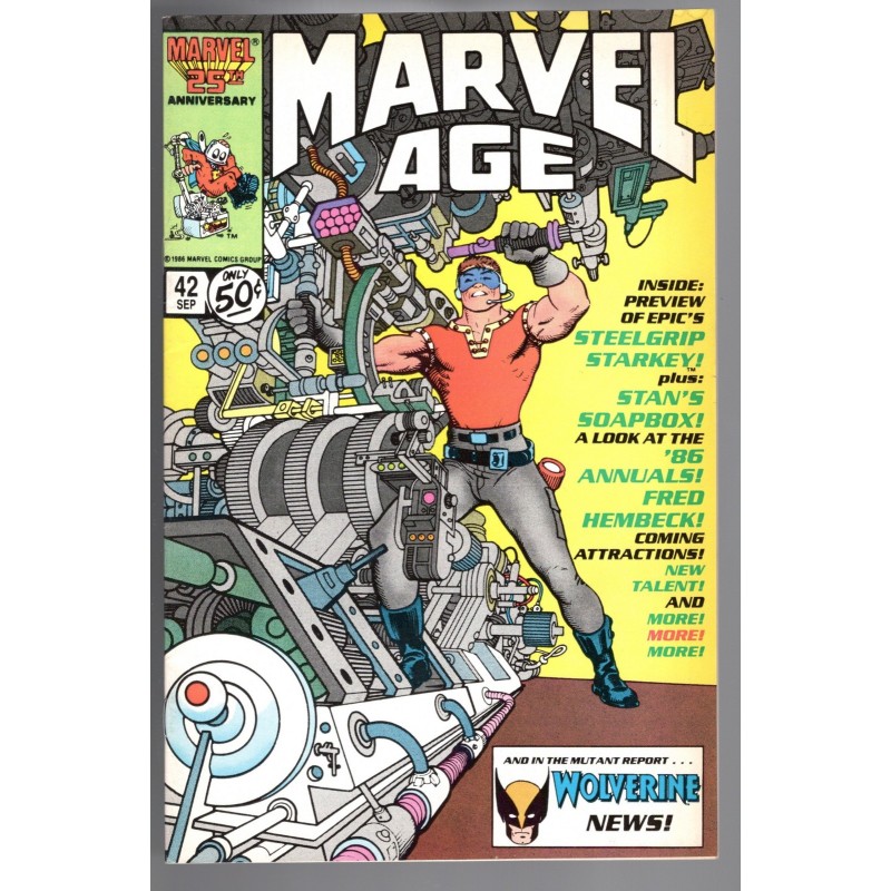 MARVEL AGE 42 - MARVEL 1986 - BAGGED BOARDED - VF (8.0)