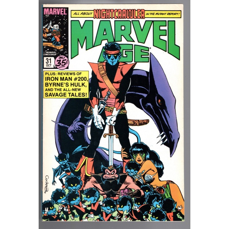 MARVEL AGE 31 - MARVEL 1985 - BAGGED BOARDED - VF (8.0)