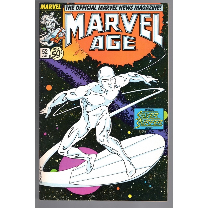 MARVEL AGE 52 - MARVEL 1987 - BAGGED BOARDED - VF/NM (9.0)
