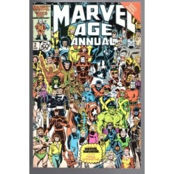 MARVEL AGE ANNUAL 2 - MARVEL 1986 - BAGGED BOARDED - VF/NM (9.0)
