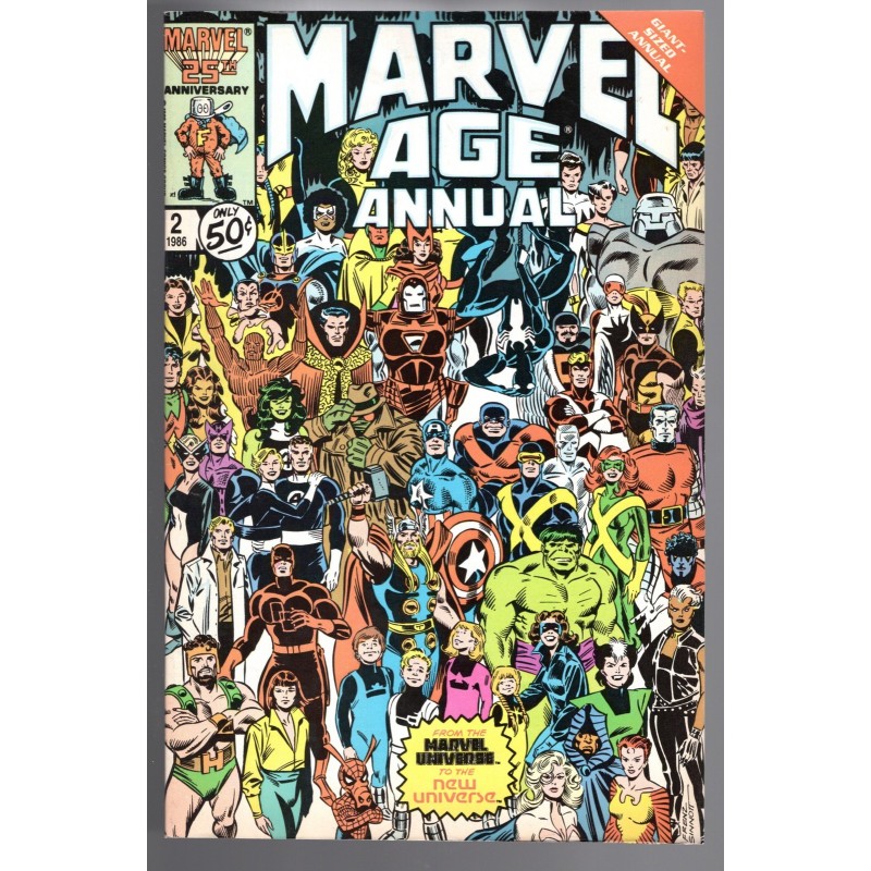 MARVEL AGE ANNUAL 2 - MARVEL 1986 - BAGGED BOARDED - VF/NM (9.0)