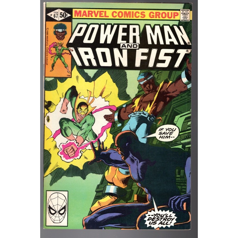 POWER MAN AND IRON FIST 67 - MARVEL 1981 - BAGGED BOARDED - VF (8.0)