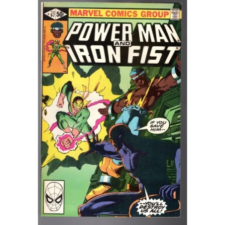 POWER MAN AND IRON FIST 67 - MARVEL 1981 - BAGGED BOARDED - VF (8.0)