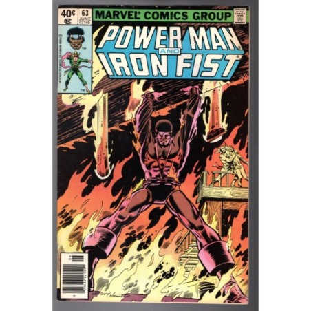 POWER MAN AND IRON FIST 63 - MARVEL 1980 - BAGGED BOARDED - FN/VF (7.0)