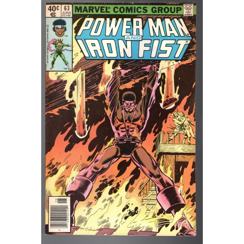 POWER MAN AND IRON FIST 63 - MARVEL 1980 - BAGGED BOARDED - VF-(7.5)