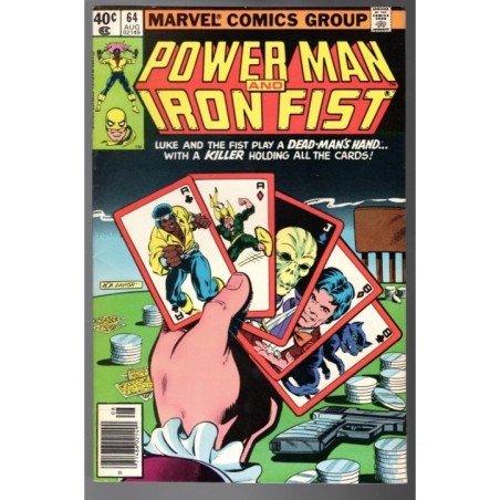 POWER MAN AND IRON FIST 64 - MARVEL 1980 - BAGGED BOARDED - VF+(8.5)