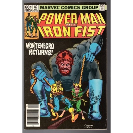 POWER MAN AND IRON FIST 80 - MARVEL 1982 - BAGGED BOARDED - VF-(7.5)