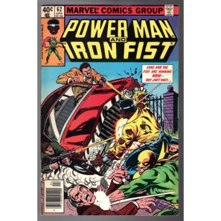 POWER MAN AND IRON FIST 62 - MARVEL 1980 - BAGGED BOARDED - VF+(8.5)