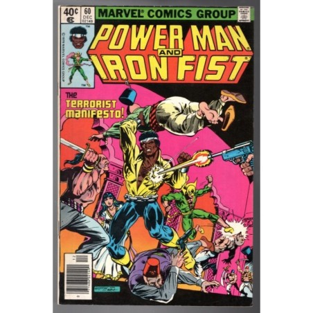POWER MAN AND IRON FIST 60 - MARVEL 1979 - BAGGED BOARDED - VF+(8.5)