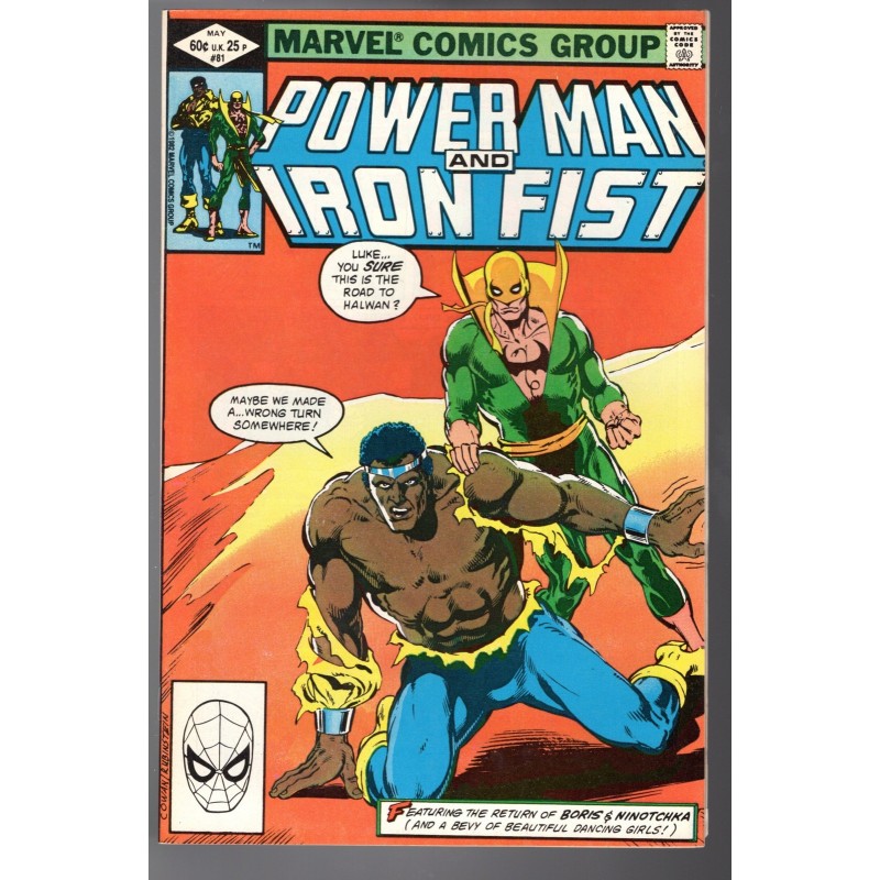 POWER MAN AND IRON FIST 81 - MARVEL 1982 - BAGGED BOARDED - VF/NM (9.0)