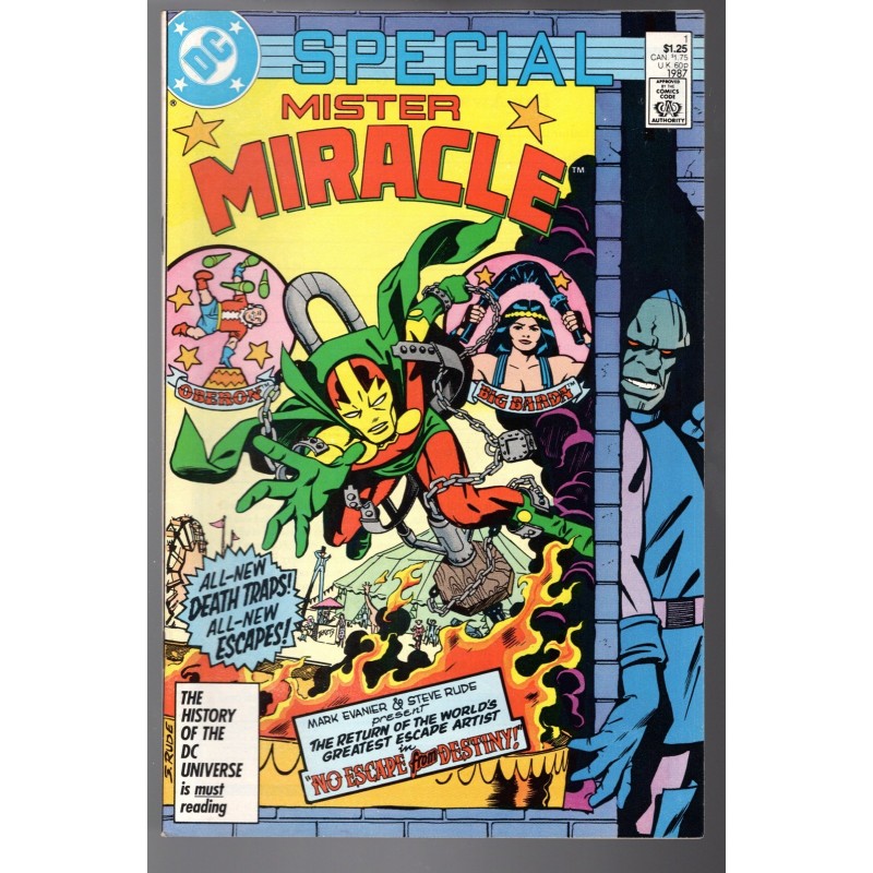 SPECIAL MISTER MIRACLE 1 - DC 1987 - BAGGED BOARDED - VF/NM (9.0)